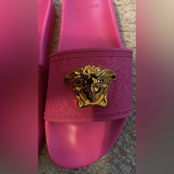 COPY - Pink Versace slides - Picture 3 of 8